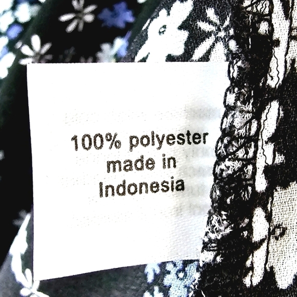 Lane Bryant Plus Floral Daisy Print  Chiffon Pullover Blouse - Picture 5 of 6